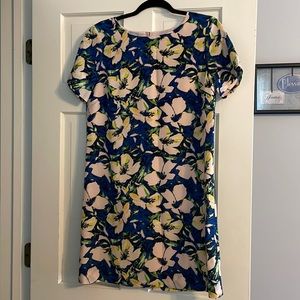 Jcrew floral print dress